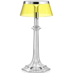 Bon Jour Versailles Small table lamp – Chrome – Yellow crown - Flos