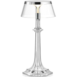 Bon Jour Versailles Small table lamp – Chrome – Transparent crown - Flos