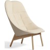 Flamiber Sand J7 / Remix 233 – lacquered oak – Uchiwa  + Quilt Lounge chair + free footstool - HAY