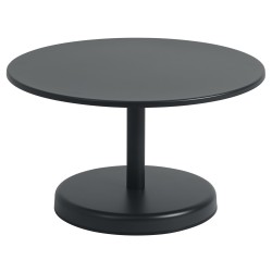 coffee table black - Linear Steel - Muuto