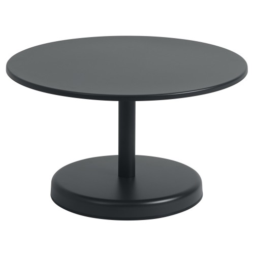 coffee table black - Linear Steel - Muuto