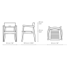 Chair Embrace E008 – Outdoor - Carl Hansen & Søn