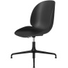 Chaise de bureau Beetle, Hauteur réglable – Sans roulette – Coque noire - Gubi