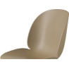 Chaise de bureau Beetle, Hauteur réglable – Sans roulette – Coque pebble brown - Gubi