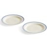 Set of 2 plates Sobremesa - blue Ø18,5 cm - HAY