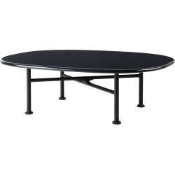 Carmel Coffee table – 87,5 x 70 x H25 cm – Midnight black - Gubi