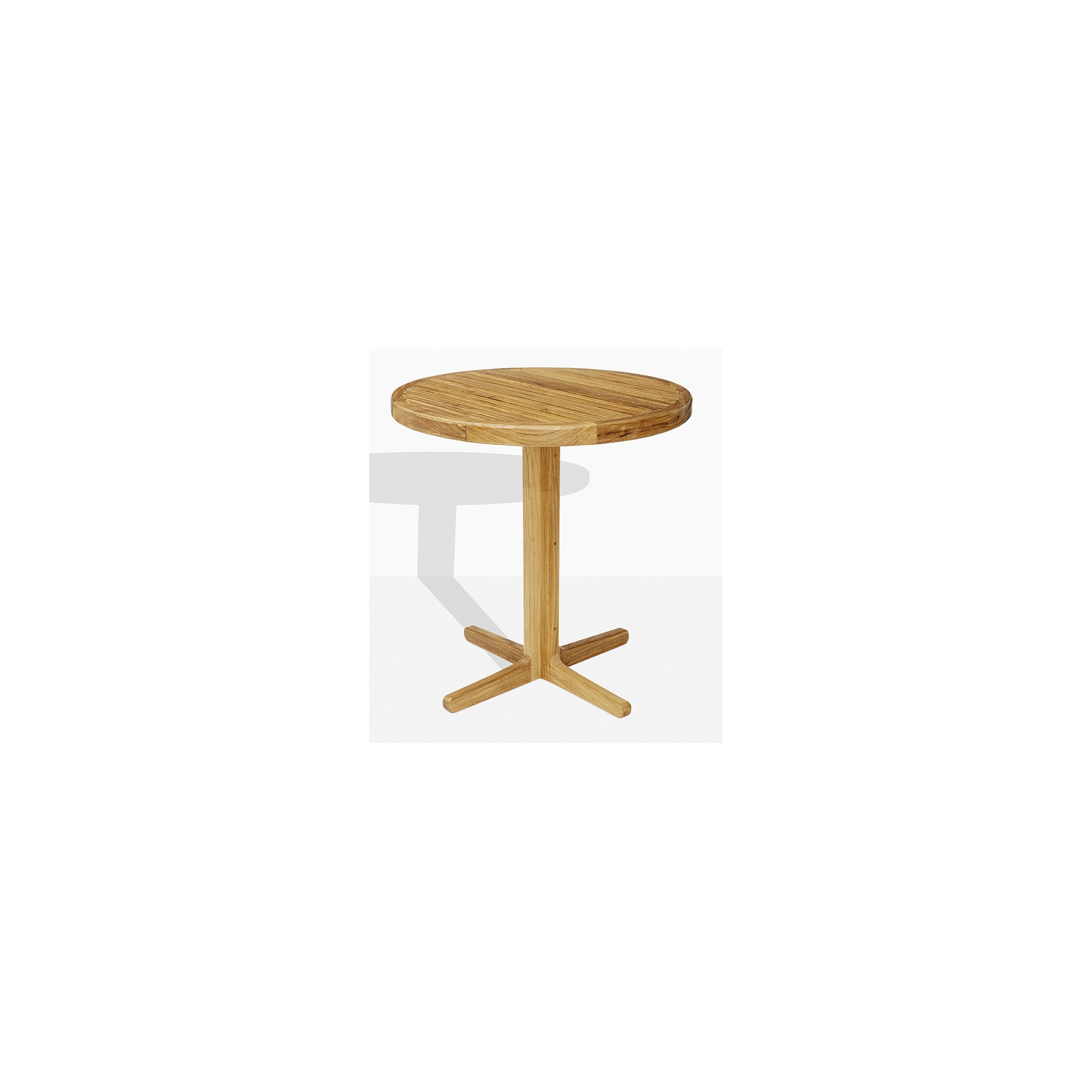 Outdoor round table Ø70cm - wood base - Sibast