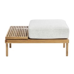 Outdoor sofa ottoman Half cushion - Sibast