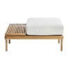 Outdoor sofa ottoman Half cushion - Sibast