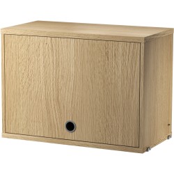 Cabinet flip door - oak - W58xD30xH42 cm - String Furniture