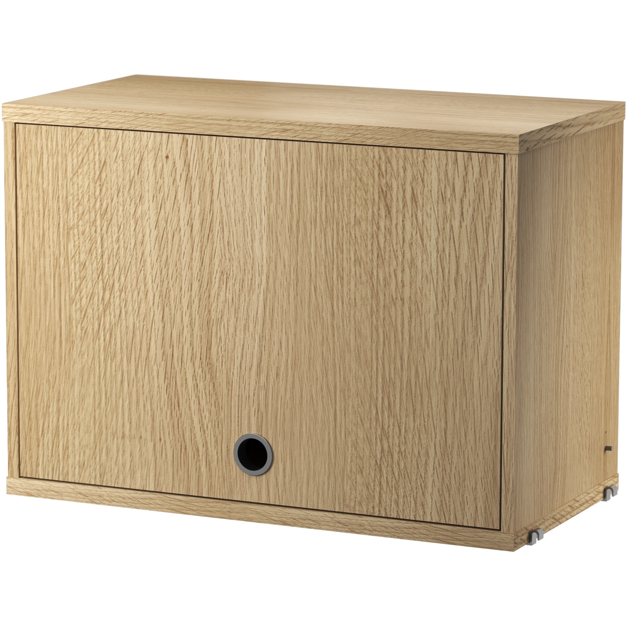 Cabinet porte flip - chêne - L58xP30xH42 cm - String Furniture