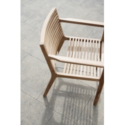 Outdoor chair with arm - Sibast