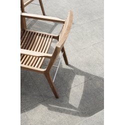 Outdoor chair with arm - Sibast