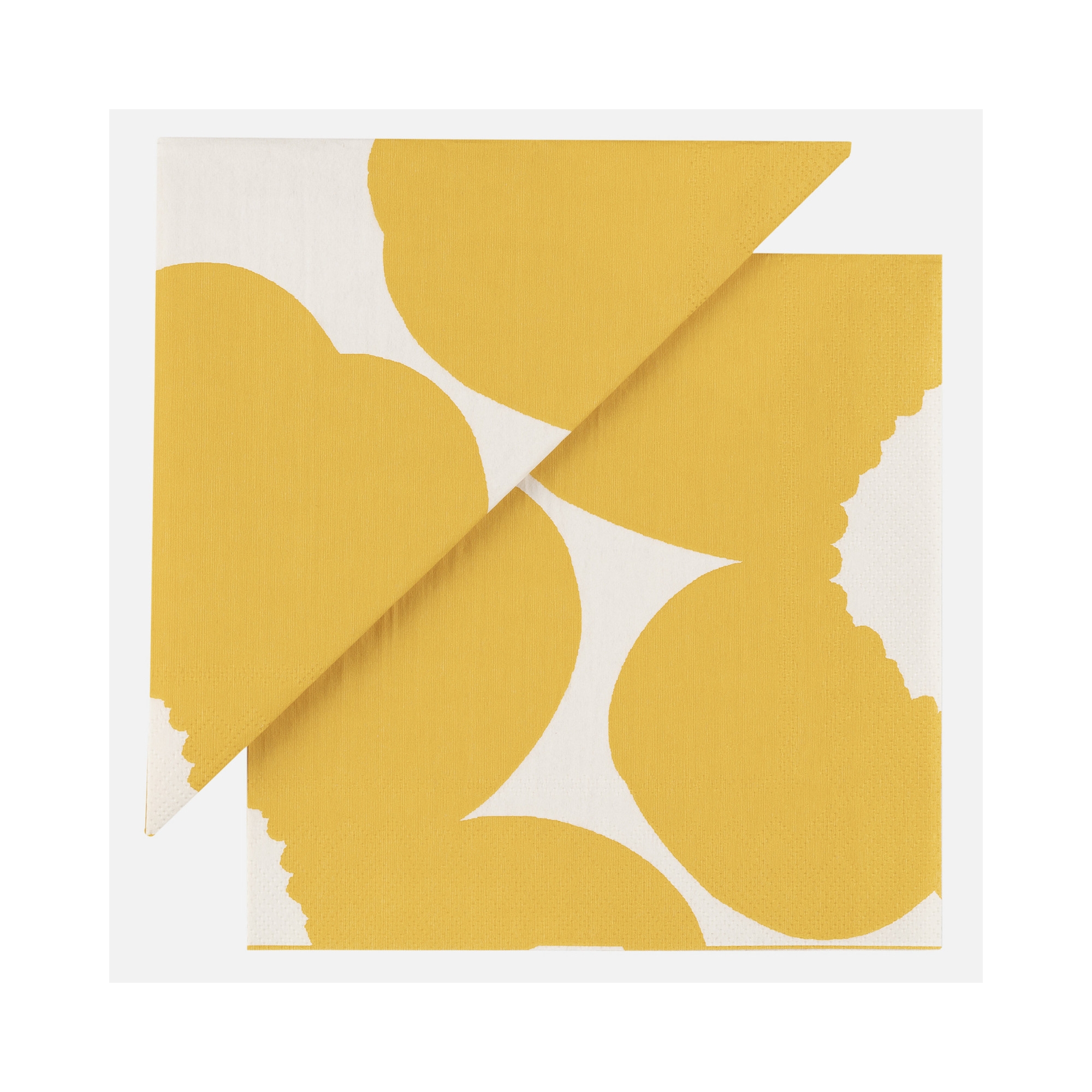 Cream yellow Isot Unikot 1030660 - Paper napkins