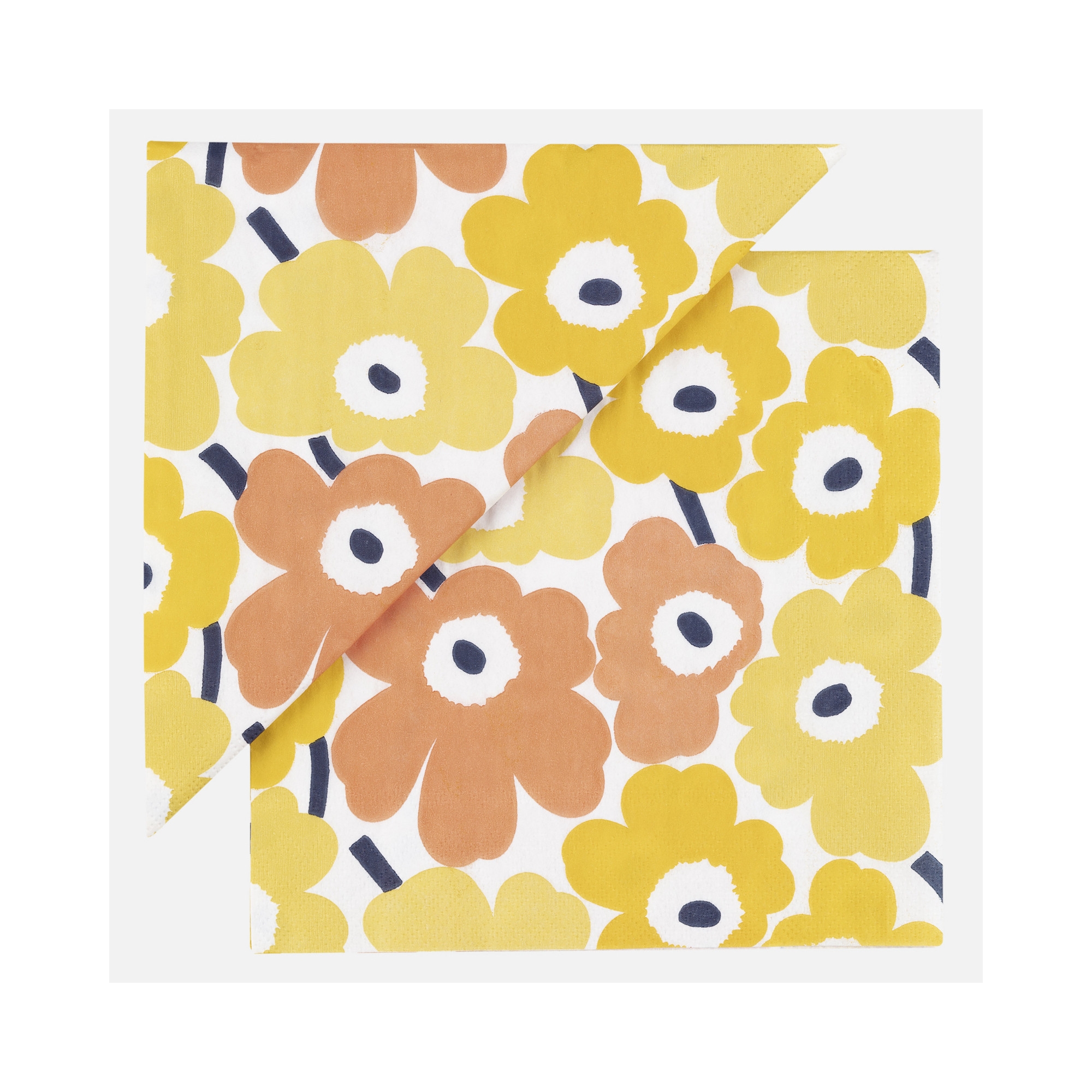 Yellow Mini Unikko 552770 - Paper napkins