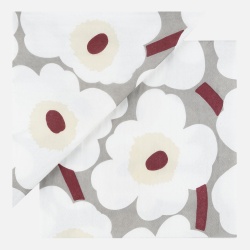 Grey cream Unikko 552643 - Paper napkins