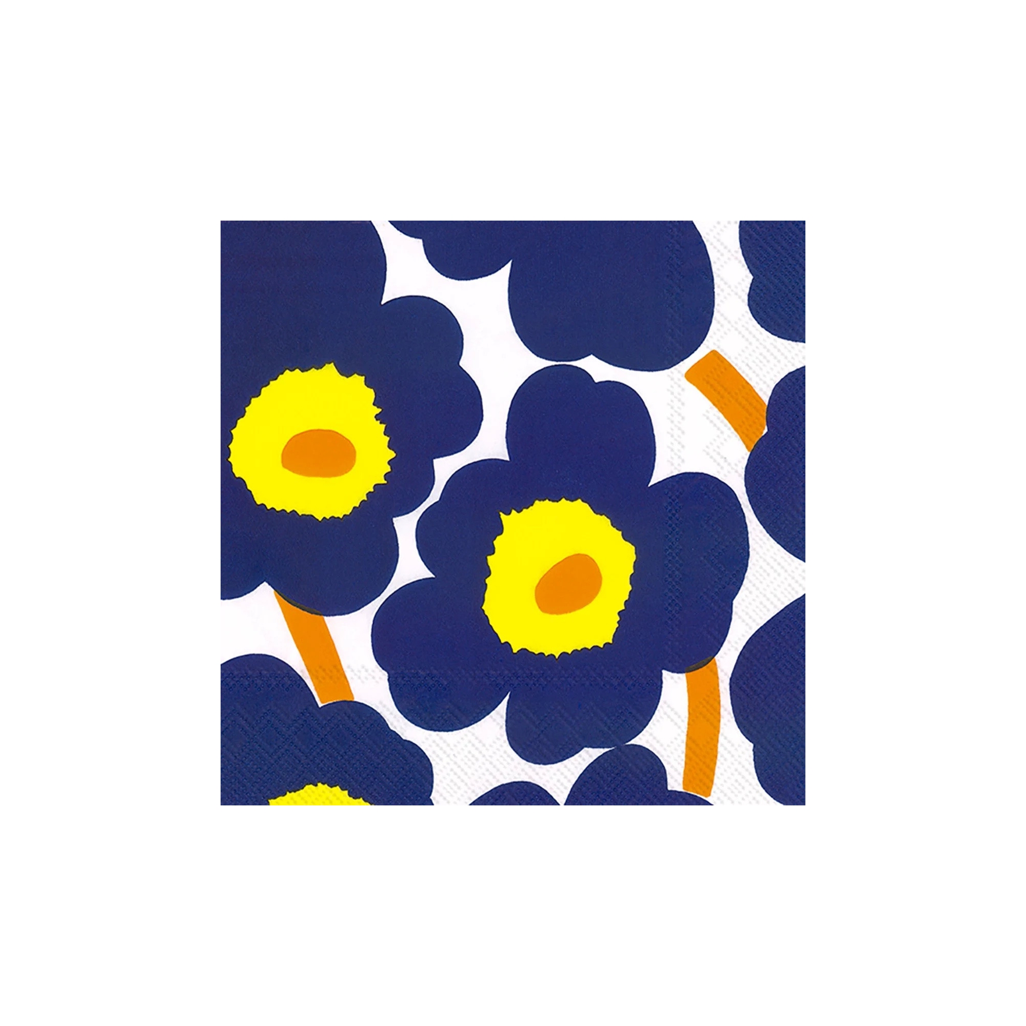 Dark blue Unikko 552644 - Paper napkins