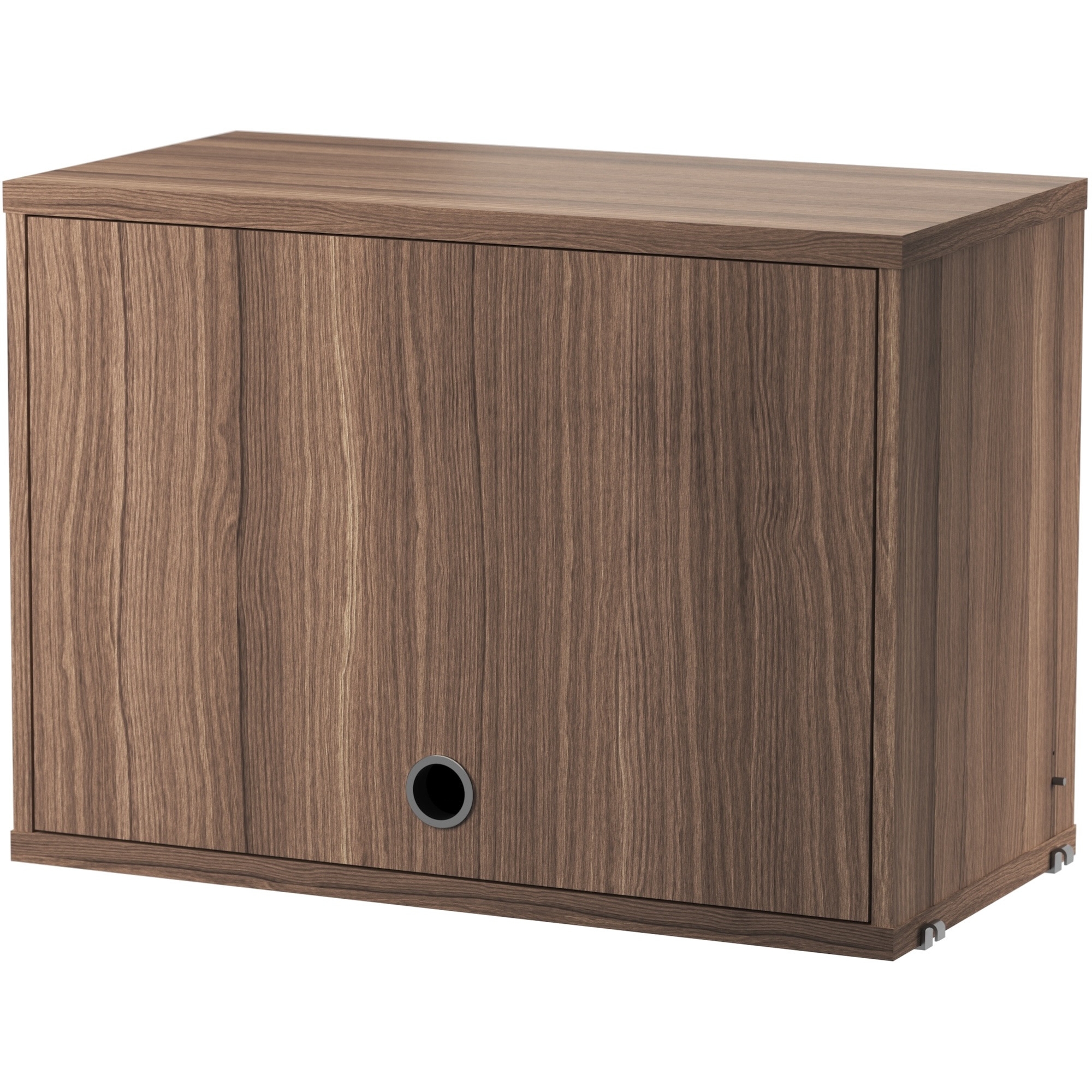 Cabinet porte flip - noyer - L58xP30xH42 cm - String Furniture