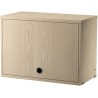 Cabinet porte flip - frêne - L58xP30xH42 cm - String Furniture