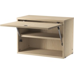 Cabinet porte flip - frêne - L58xP30xH42 cm - String Furniture