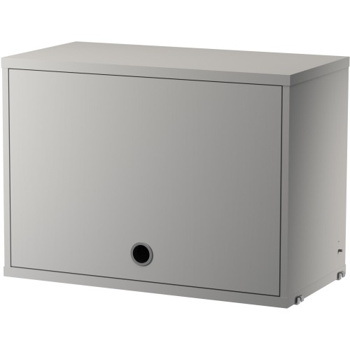 SOLD OUT – Cabinet flip door - grey - W58xD30xH42 cm - String Furniture