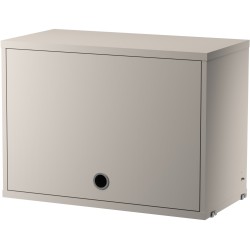 Cabinet flip door - beige - W58xD30xH42 cm - String Furniture