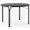 THORVALD - Table de repas Thorvald SC98 – Warm Black – Ø115cm - &Tradition