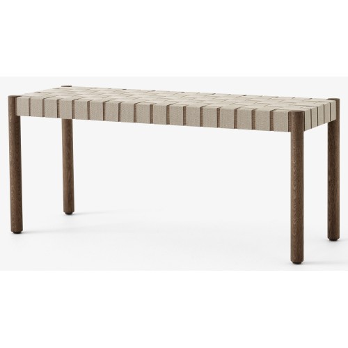 Banc Betty TK4 (105 cm) – Chêne fumé / Lin naturel - &Tradition