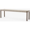 Betty Bench TK5 (157 cm) – Smoked oak / Natural linen - &Tradition