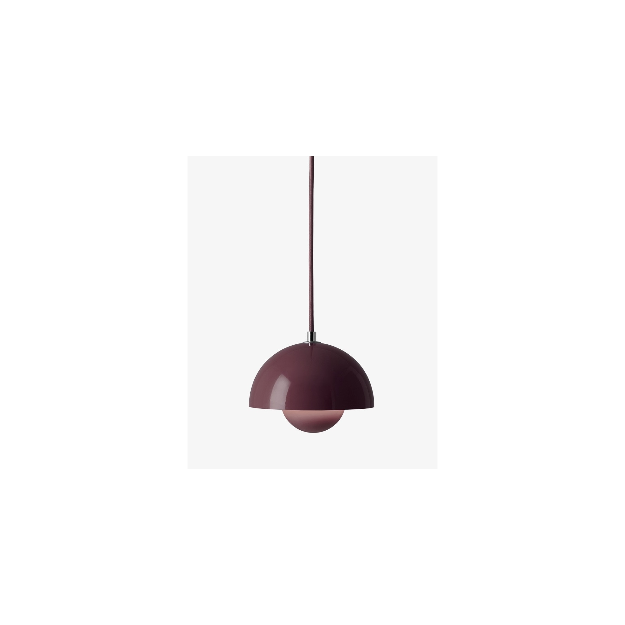 &Tradition – FlowerPot VP10 pendant, dark plum