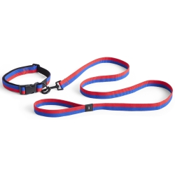 Collier pour chien M/L - rouge et bleu - HAY