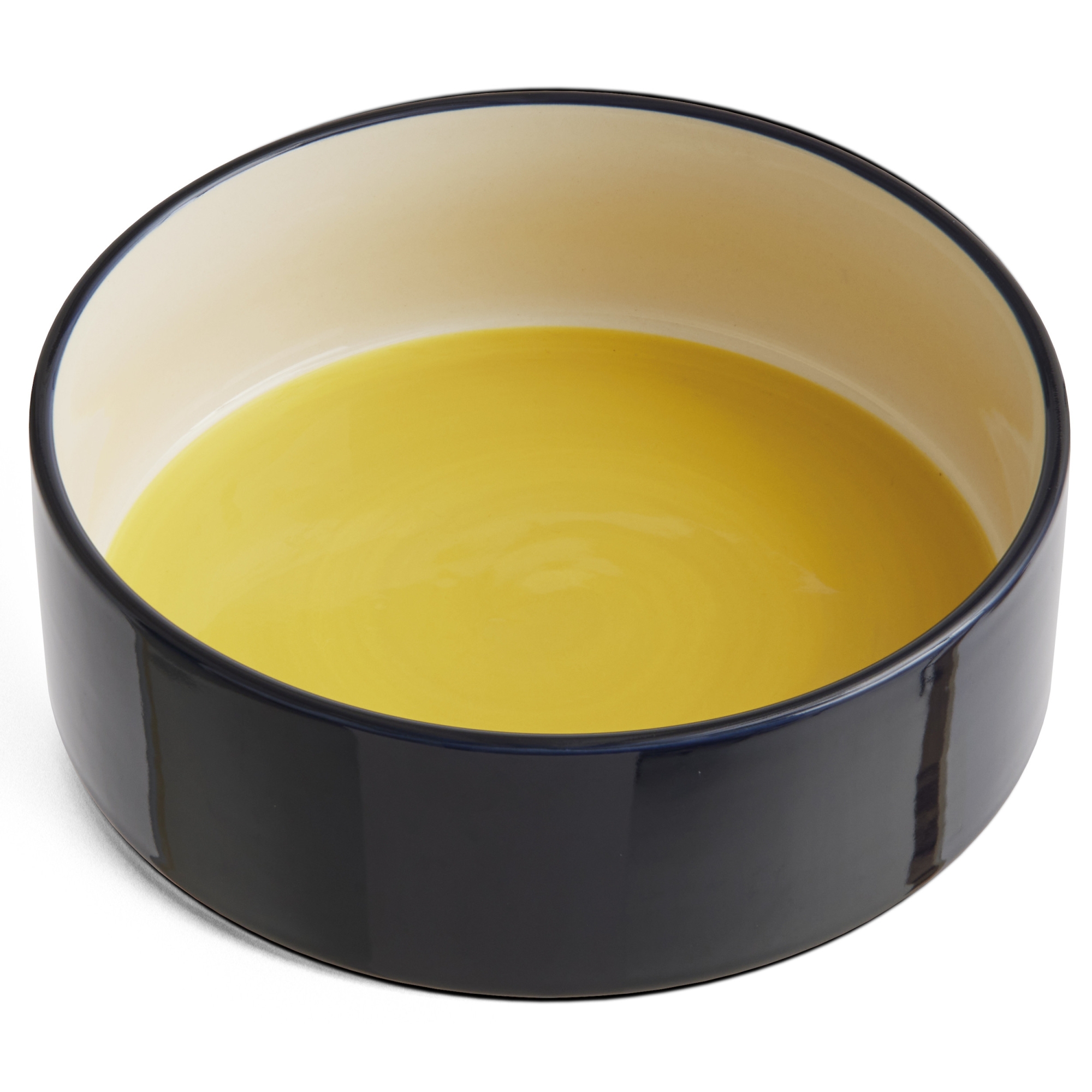 Dog bowl L - yellow and blue - HAY