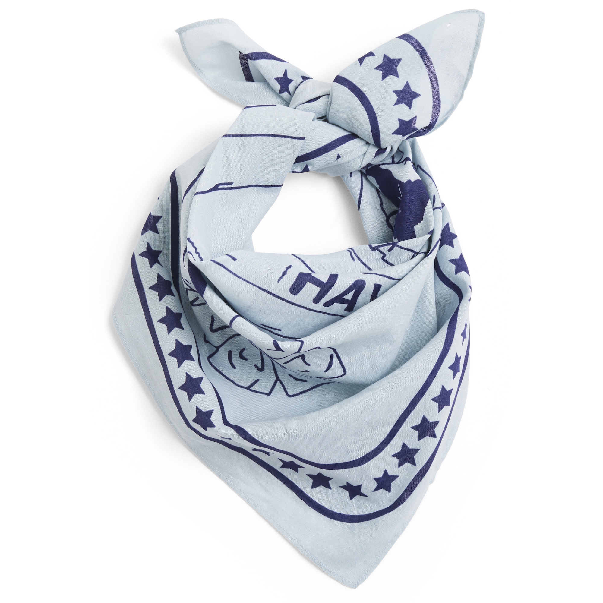 Dog scarf - light blue - HAY