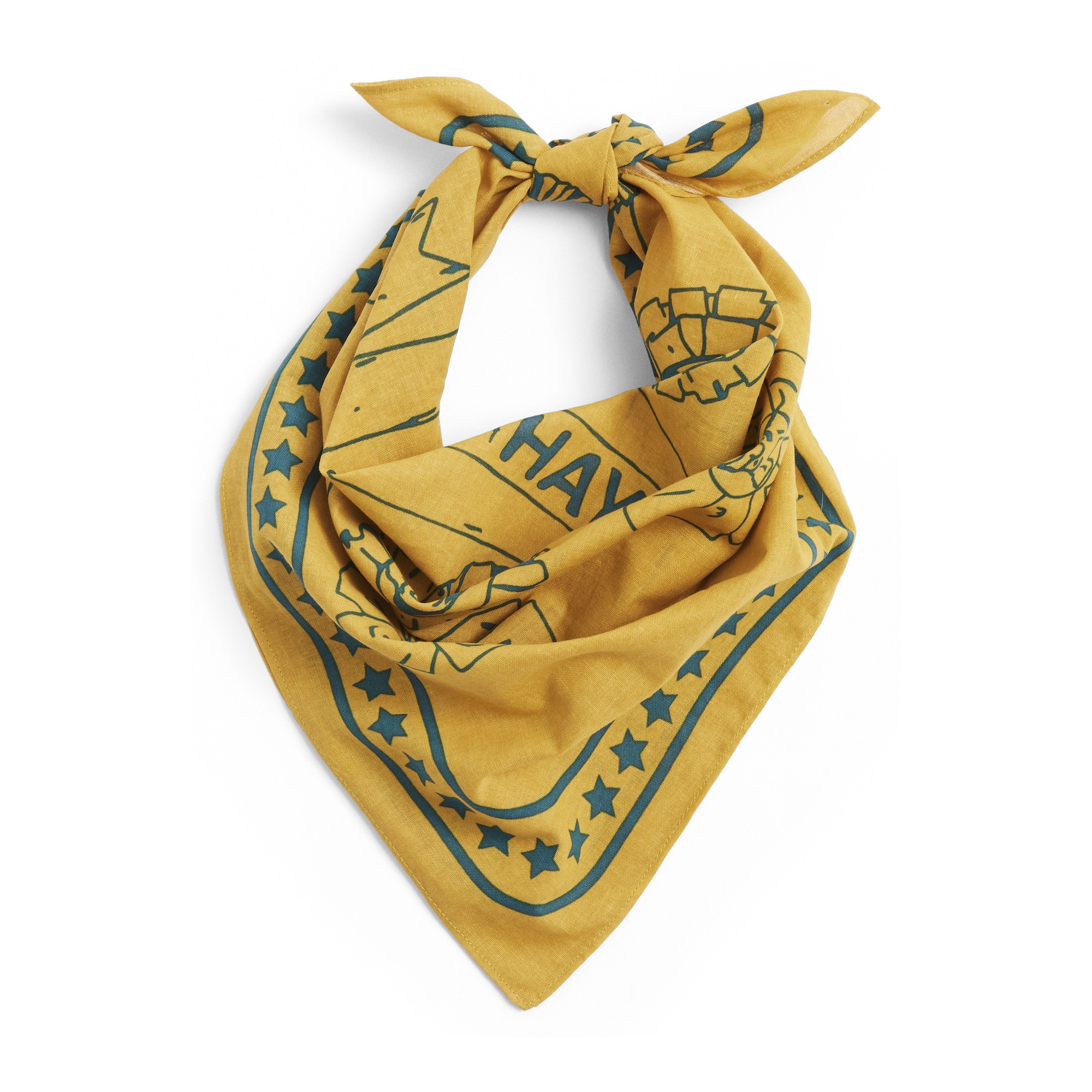 Dog scarf - ochre - HAY