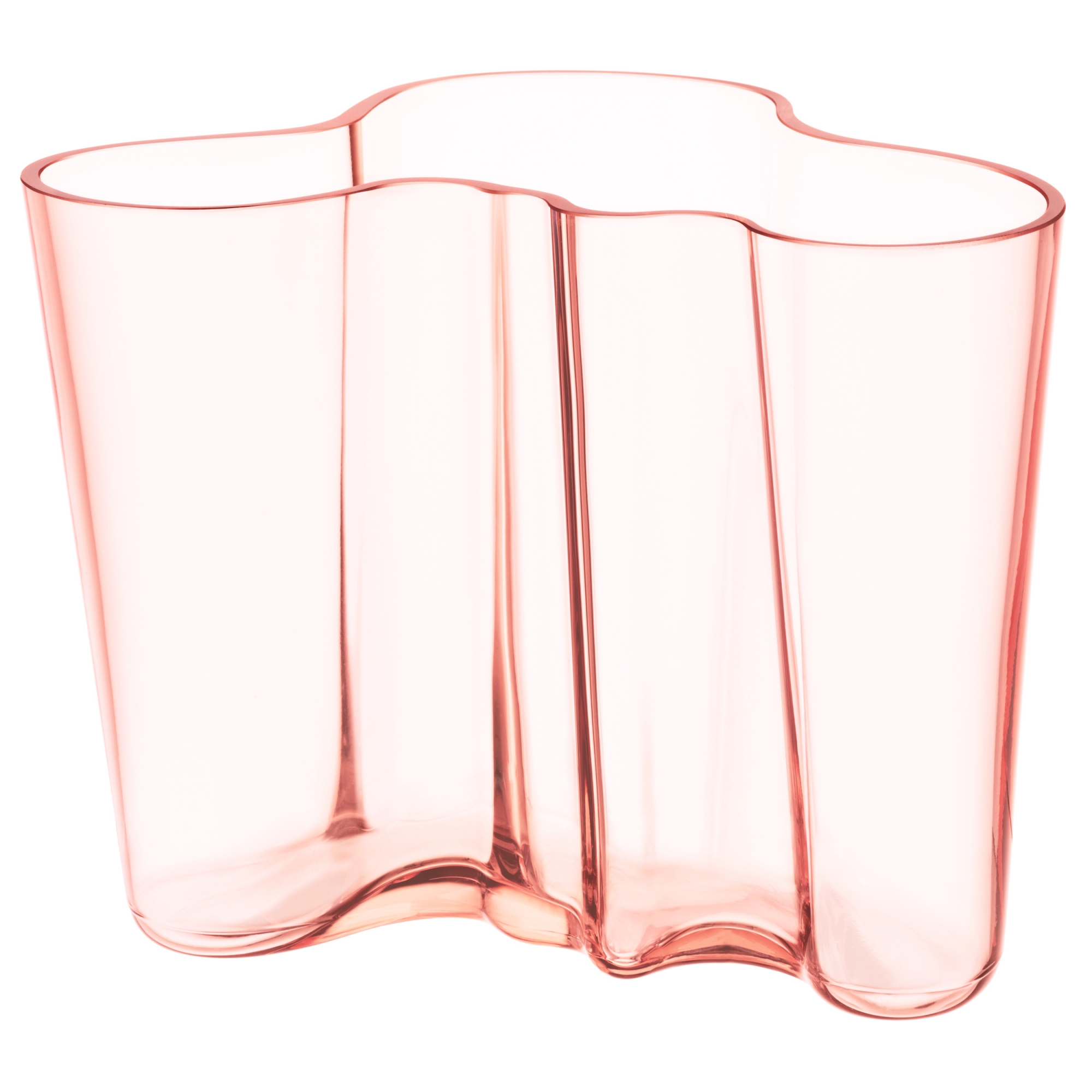 Aalto vase 160mm, salmon pink - 1007729 - Iittala