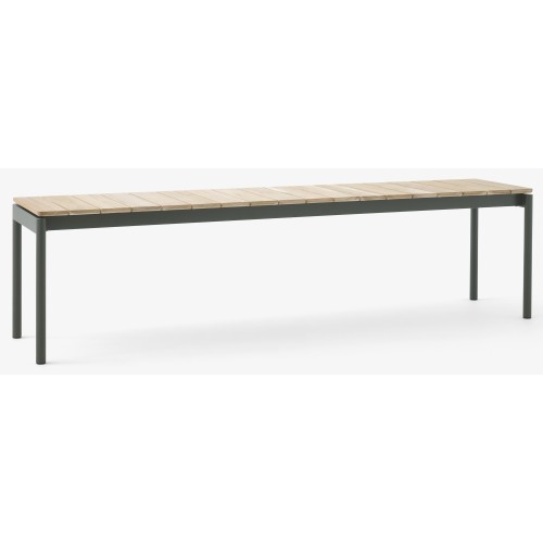 Ville bench AV28 – bronze green - &Tradition