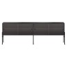 Hifive buffet en verre L200 x H65 cm - chêne noir - Northern