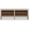 Hifive buffet en verre L150 x H52 cm - chêne clair - Northern