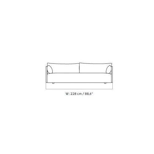 3-seater sofa - Offset - Audo Copenhagen