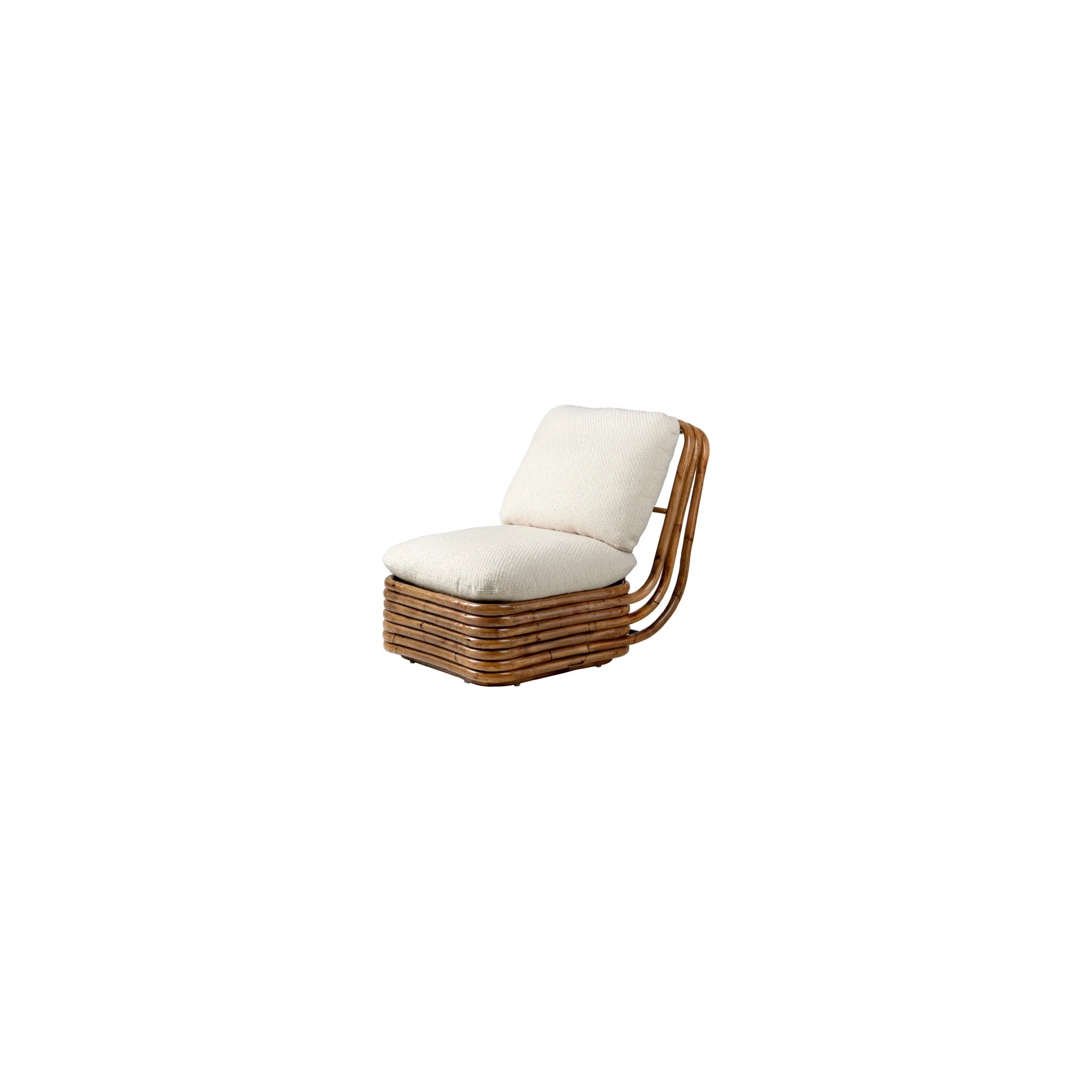 Fauteuil Bohemian 72 - tissus Lupo Special Diagonal Bouclé 007 - Gubi