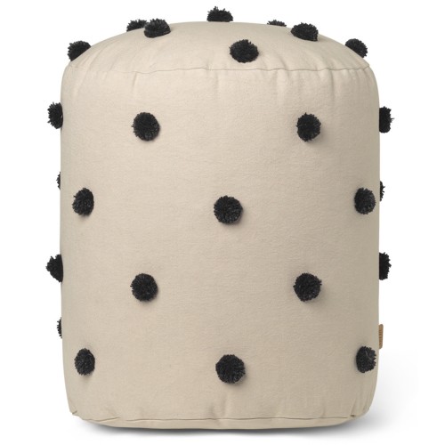 Sable / noir - pouf Dot - Ferm Living