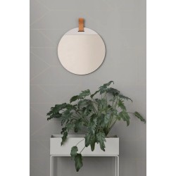 black - L Enter Mirror - Ferm Living