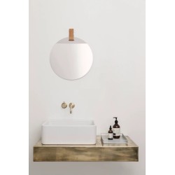 gris clair - L - miroir Enter - Ferm Living