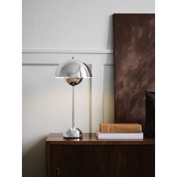 &Tradition – FlowerPot VP3 table lamp, chrome plated