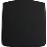 Seat cushion for Pastis chair – Black Scozia Leather - HAY