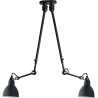 black / round blue - Gras 302 double - ceiling lamp - DCW éditions