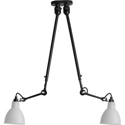 noir / rond polycarbonate - Gras 302 double - suspension - DCW éditions