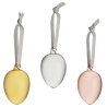 3set yellow, grey and red egg - glass decorations - 1051523 - Iittala