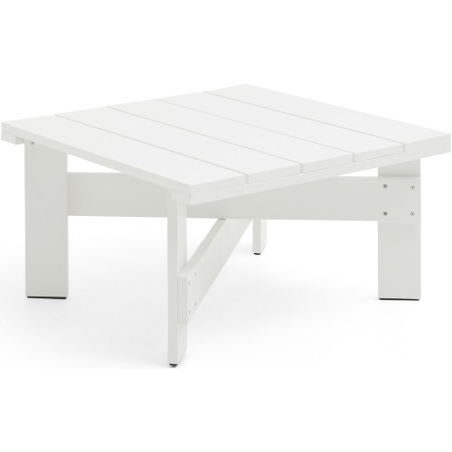 Table basse CRATE – 75 x 75 x H40 cm – Blanc - HAY