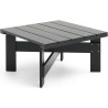 CRATE Low table – 75 x 75 x H40 cm – Black - HAY